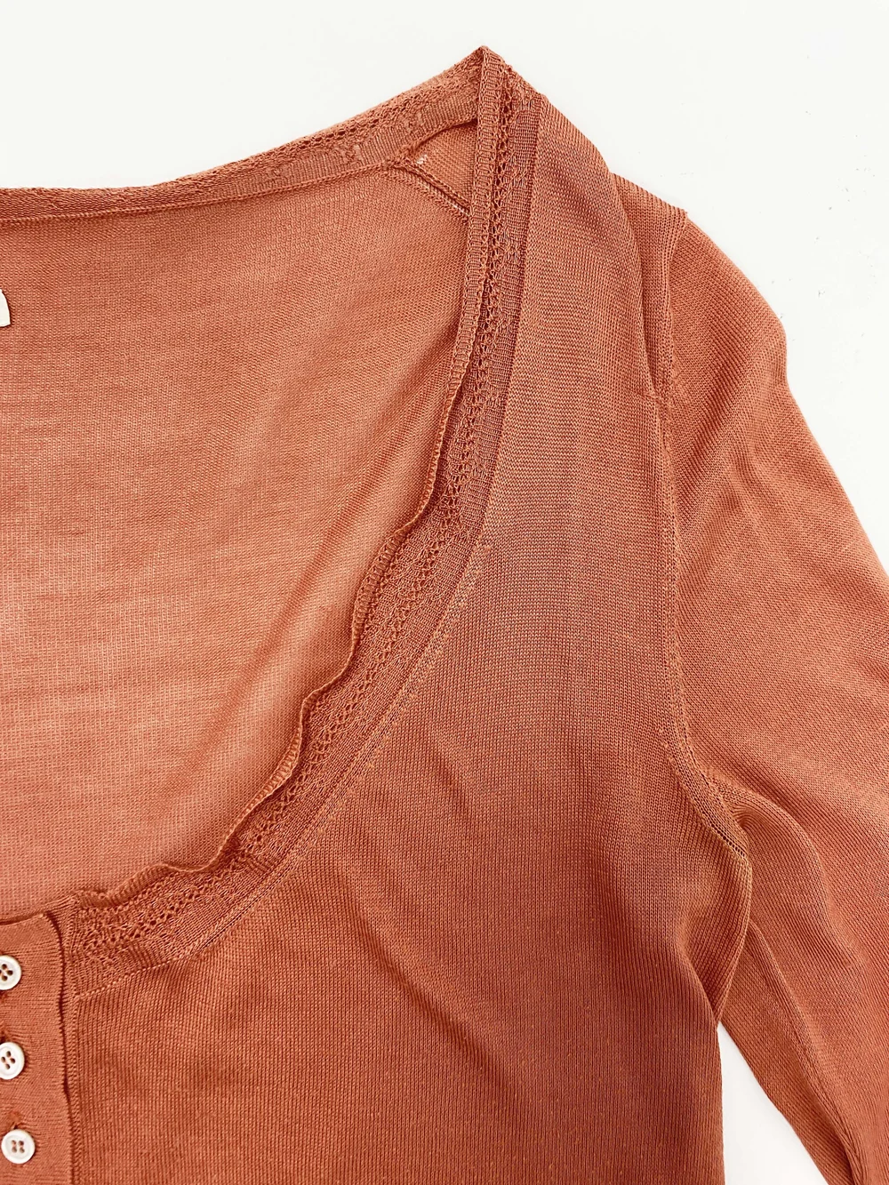 トップス HERMES SILK CARDIGAN Hermès // Navy & Cream Silk Stirrup Cardigan – VSP Consignment